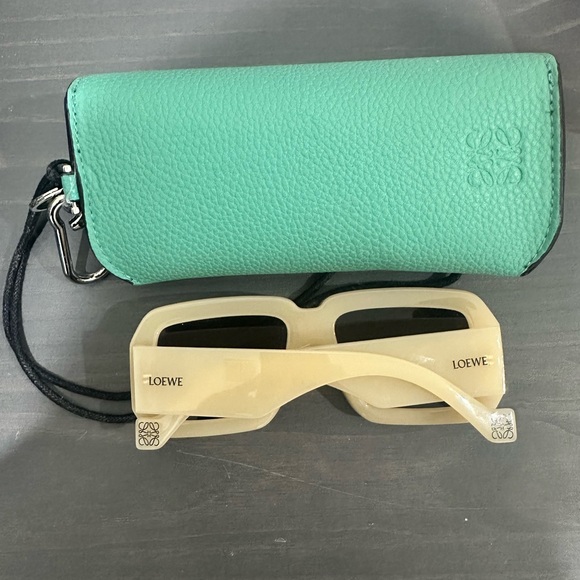 LOEWE Acetate Paula's Ibiza Dive In Mask Sunglasses LW40064U Beige - Picture 4 of 9